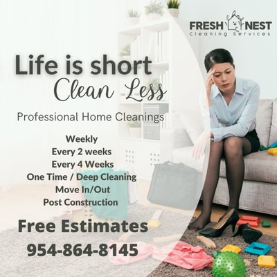 Fresh Nest Cleaning Services - Viera, FL: Reliable Home Cleaning Services