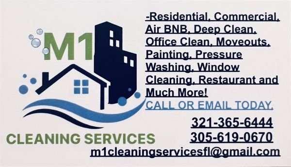 M1 Cleaning Services - Top-rated Home and Office Cleaners in Orlando, FL