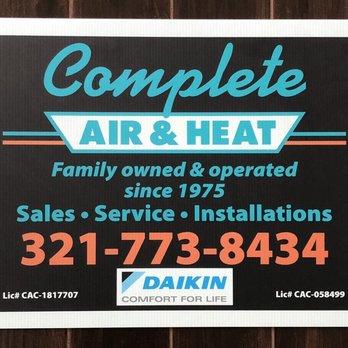 Complete Air  Heat Inc: Top HVAC Contractor in Satellite Beach, FL