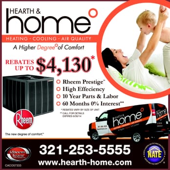 Hearth  Home Heating  Cooling: HVAC Contractors in Melbourne, FL