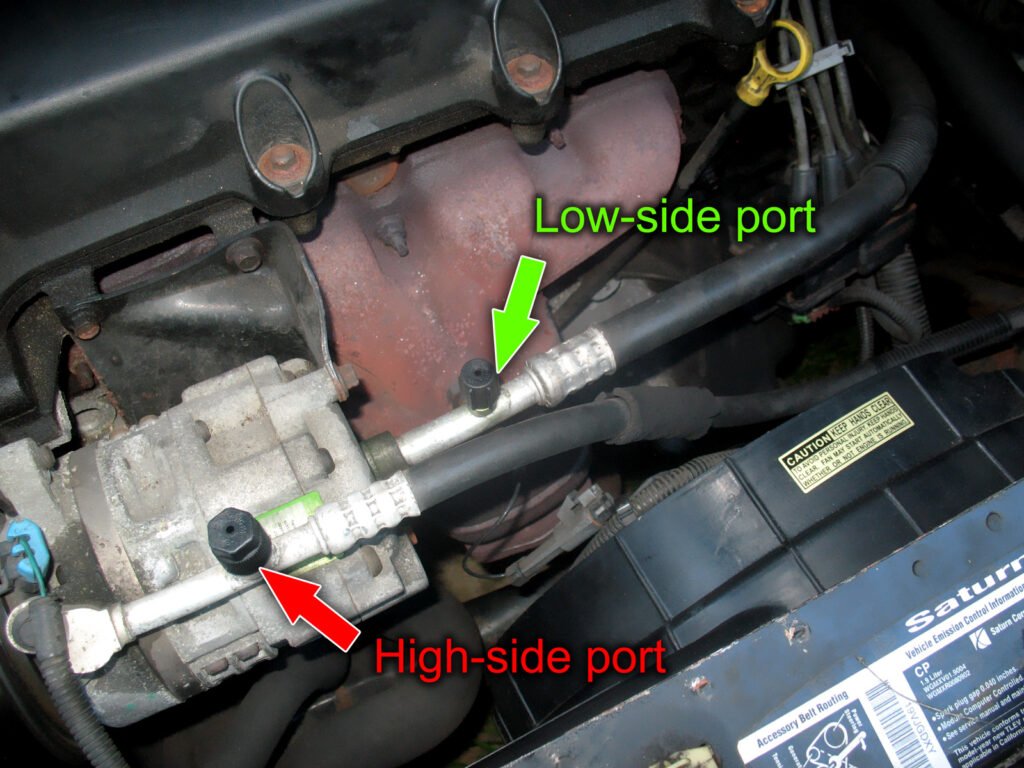 How To Find The Low Pressure Side Of An Ac Unit