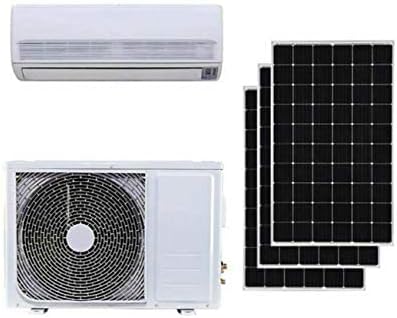 Jntech 12000BTU Solar ACDC Inverter Ductless Mini Split Air Conditioner with Heater