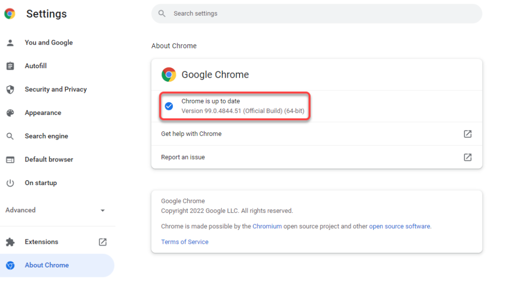 Upgrade to the latest version of your web browser