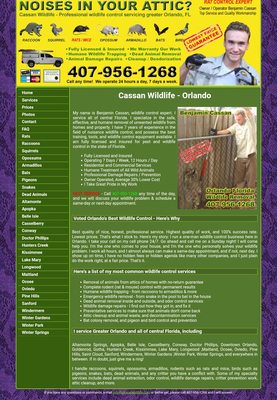 Cassan Wildlife - Pest Control and Wildlife Control Services